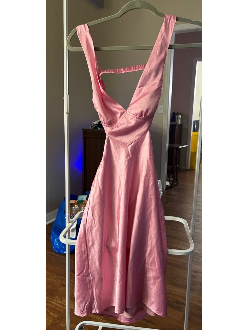 Beginning Boutique Pink Midi Dress Size AU 4 US 0